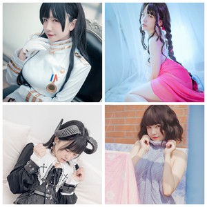 网红「阿半今天很开心」cosplay美女写真+随包视频合集 [13套]